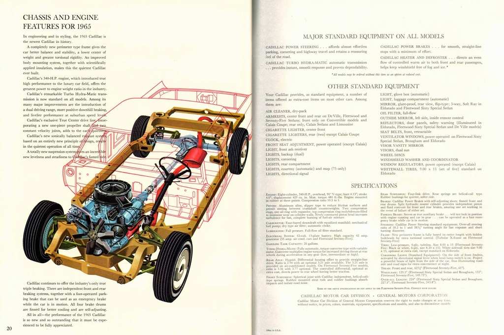 1965 Cadillac Prestige Brochure Page 5